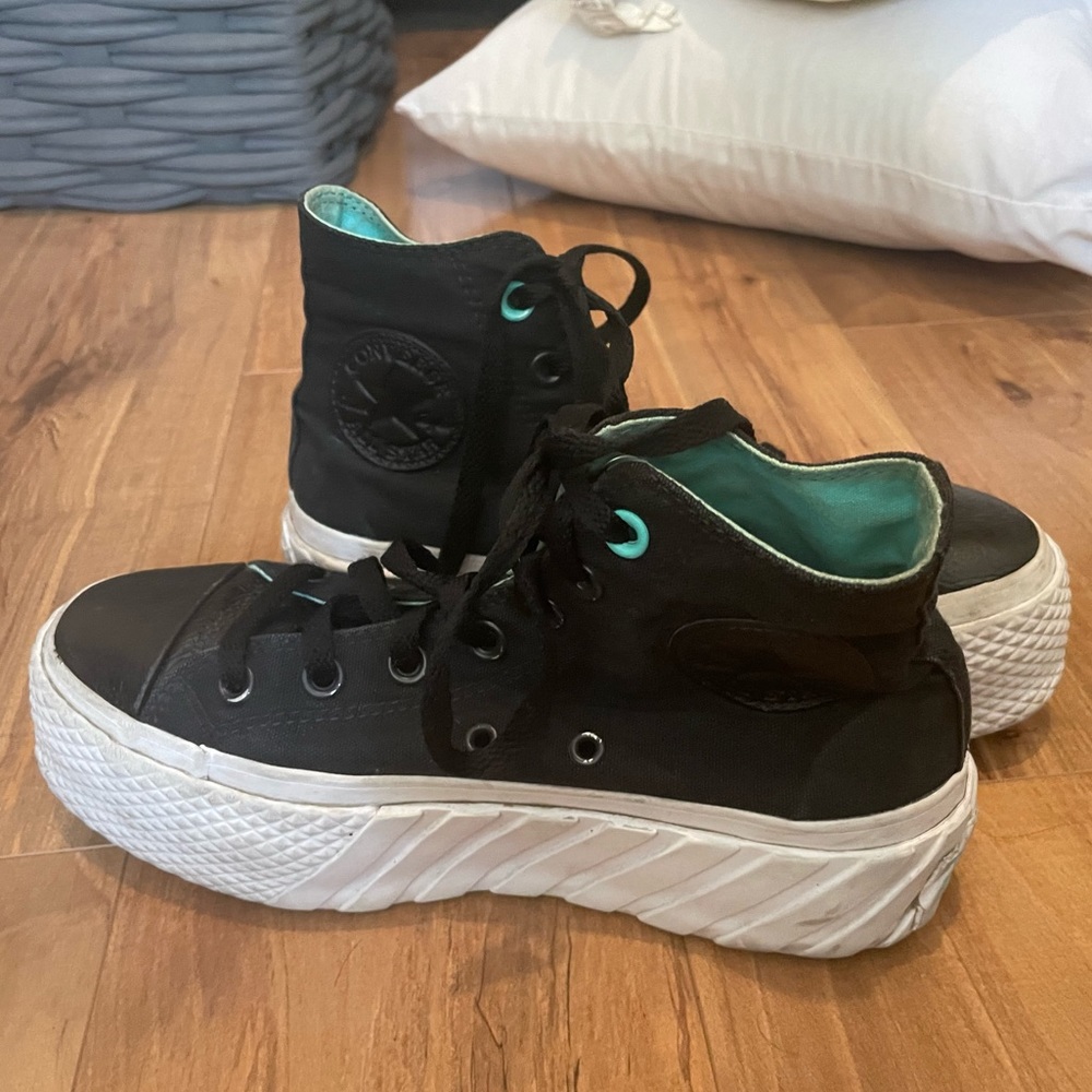 Black platform Converse - Picture 2 of 4